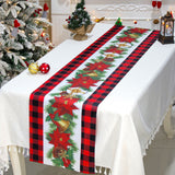 Xpoko Christmas Table Runner Cloth Merry Christmas Decoration For Home  Tablecloth Xmas Ornament Navidad Notal Noel New Year Gift 2023