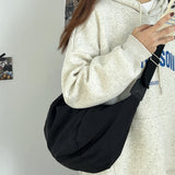 Back to school Fashion Hobo Bags Women Large-Capacity Crossbody Dumpling Bag Down Cotton Casual Simple And Versatile Shoulder Bag