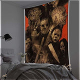 Horror Moive Tapestry Halloween Home Decoration Gift Prank Wall Art for Bedroom Living Room Dropshipping gothic