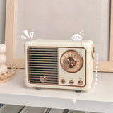 Xpoko home decor room decor bedroom decor office decor Mini Retro Radio Speaker