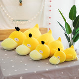 back to school 60-100cm Big Psyduck Pokemon Pillow Anime Cartoon Pokémon Psyduck Plush Toy Stuffed TAKARA TOMY Plush Doll Kids Birthday Gift