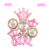 Xpoko Baby Shower Boy or Girl Balloons Gender Reveal Party Decorations  Baby Boy Shower Decor