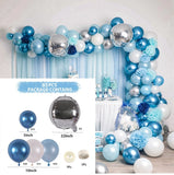 Macaron Blue Balloon Garland Birthday Party Decor Kids Baby Shower Boy Latex Ballon Arch Kit Wedding Party Baloon Suppiles