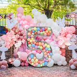 102pcs Number Balloon Decoration Birthday Party Balls Kids Toy Gift Number 1st Ballon Globos Baby Shower