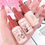 Xpoko Matte Lip Gloss 6 Colors Non-Stick Cup Lipstick Small Bottle Pigment Velvet Lip Glaze Water Proof Lasting Make Up Cosmetic