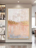 Xpoko Hand Drawn Abstract Textured Oil Painting Modern Wall Art On Canvas Restaurant Living Room Background Mural Home Decor Frameless