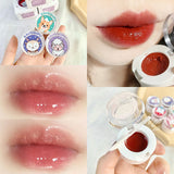 Xpoko Jelly Lip Gloss Mirror Water Lip Glaze Glass Lipstick Flushed Cheeks Liptint Sparkling Moisturizing Transparent Colored Lip Mask