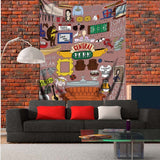 Friend Tapestry TV Central Perk Souvenier Wall Hanging Dorm Decor Large Wall Tapestry Gift  Dropshipping home decor