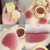 Xpoko 5 Color Canned Lip Mud Pigment Tulip Mousse Matte Velvet Lipstick Solid Lip Gloss Tint Lasting Waterproof Makeup Korean Cosmetic