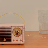 Xpoko home decor room decor bedroom decor office decor Mini Retro Radio Speaker