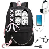 Xpoko Korean Fashion Spy X Family Anya Forger Anime School Bag For Teenagers Girl Children Backpacks Kids Students Schoolbags Mochilas