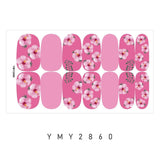 Xpoko Forest Series Nail Art Accessories Stickers Nail Stickers Cartoon Flamingo And Flowers Nail Stickers
