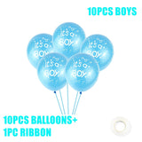 Xpoko Baby Shower Boy or Girl Balloons Gender Reveal Party Decorations  Baby Boy Shower Decor