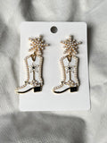 Xpoko Full Rhinestone Drop Earrings For Women Dangle Earrings Fashion Jewelry Accessories High Root Shoe Pendant Rhinestone Earrings
