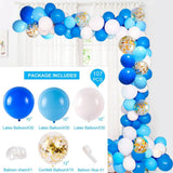 Macaron Blue Balloon Garland Birthday Party Decor Kids Baby Shower Boy Latex Ballon Arch Kit Wedding Party Baloon Suppiles