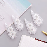 back to school 1 piece Transparent Correction Tape Adhesive Dots Stick Roller Glue Tape Students corrector cinta Tools Kawaii Stationery