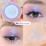 Xpoko Back to School Potato Texture Glitter Eyeshadow Palette Pearlescent Diamond Monochrome Highlighter Powder Brighten Shiny Eyes Makeup Cosmetics