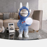 36cm Astronaut Night Light Resin Statue Decoration Bedroom Bedside Children's Room Light Adjustable Light Spaceman Sculpture