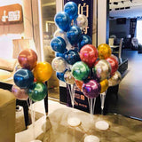 7/13/19tubes Led Balloon Holder Column Balloons Stand Stick Ballon Birthday Party Decorations Kids Adult Wedding Christmas Decor