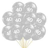 1Set Made in 1992 1982 1972 Balloons for 30th 40th 50th Birthday Gold Silver Rose Ballon for Wedding Anniversary Decoration