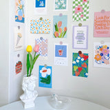 Xpoko home decor room decor bedroom decor office decor Soft Girl Aesthetic Wall Prints 30pcs