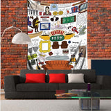 Friend Tapestry TV Central Perk Souvenier Wall Hanging Dorm Decor Large Wall Tapestry Gift  Dropshipping home decor