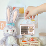 Xpoko home decor room decor bedroom decor office decor Mini Retro Radio Speaker