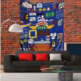 Friend Tapestry TV Central Perk Souvenier Wall Hanging Dorm Decor Large Wall Tapestry Gift  Dropshipping home decor