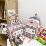 back to school New School Bags For Girls Kids Cute Printing School Backpack set Teenagers Schoolbags Fashion Girl kawaii Backpacks Satchel