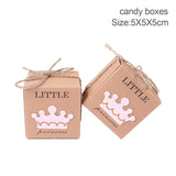 Xpoko 10/20pcs Travel Suitcase Candy Box Kraft Paper Gift Boxes Wedding Birthday Party Decoration Supplies Christmas Gift Packaging