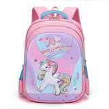 back to school New Children School Bags Cartoon 3D Unicorn Girls Sweet Kids School Backpacks Boys Lightweight Waterproof Primary Schoolbags