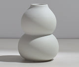 Xpoko Abstract Art Ceramic White  Vase Nordic Minimalist Decoration  Living Room Decoration Home Vase