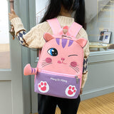 Kawaii Cartoon School Backpack Kindergarten Primary School Schoolbags for Boy Girl Trend Children Backpacks Kids Bag Mochila