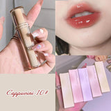 Xpoko Mirror Surface Water Lip Gloss Lip Glaze Transparent Glass Waterproof Liquid Lipstick Pink Clear Tint Makeup Lasting Cosmetics