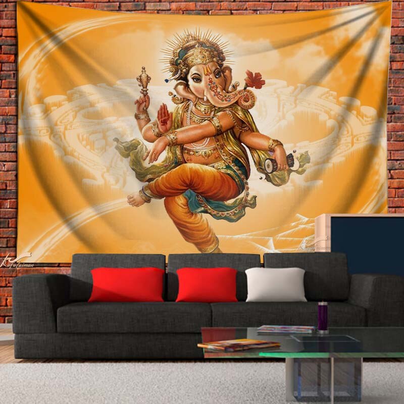 Hindu God Shiva Tapestry Indian Painting Wall Carpet Yoga Mat Home Decor Tapestry Macrame Wall Hanging Bedroom Wall Decor Mural