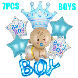 Xpoko Baby Shower Boy or Girl Balloons Gender Reveal Party Decorations  Baby Boy Shower Decor