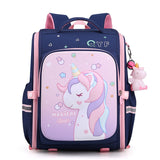 back to school New Girl School Bags Child Pink Unicorn  Printing Backpacks Kindergarten Student Cute Girls Children's Schoolbag Waterproof Kid