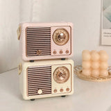 Xpoko home decor room decor bedroom decor office decor Mini Retro Radio Speaker