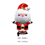 Xpoko Merry Christmas Foil Balloons Santa Claus Balloon Snowman 2023 Christmas Tree Baloon Christmas Party Decor Home 2023 New Year