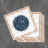 European Style Terrazzo Removable Floor Sticker for Kitchen Bathroom Waterproof Non-slip Vinyl Self-adhesive Flooring Decoration