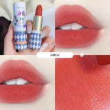 Xpoko Velvet Matte Mousse Lipstick Cute Cartoon Animal Lip Gloss Lasting Non-Stick Cup Embossed Tinted Lips Glazed Makeup Maquillage