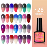 Xpoko 8 Ml 36 Colors Nail Gel Polish Temperature Change Colors Soak Off UV LED Semi Permanent Varnish Nails Art Polish Gel TSLM1