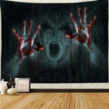 Horror Moive Tapestry Halloween Home Decoration Gift Prank Wall Art for Bedroom Living Room Dropshipping gothic