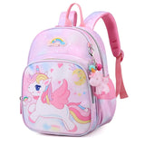 back to school New Unicorn Backpack For Girls Cartoon Pink Princess School Bags Kids Satchels Kindergarten Bookbag Mochila Infantil Escolar