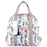 Xpoko Kawaii Snoopyed Spike Lesportsac Cartoon Dual-Purpose Bag Travel Women's Backpack School Bag Hanging Luggage Bag