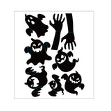 Xpoko Halloween Ghost Hand Wall Sticker 3D Scary Ghost Hand Horror Decoration Removable Self-Adhesive PVC Wall Stickers Window Decors