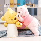 back to school 40-50cm Cute Anime Pooh Bear Plush Toy Cartoon Strawberry Bear Plush Doll Soft Stuffed Animal Baby Pillow Birthday Gift for Kids