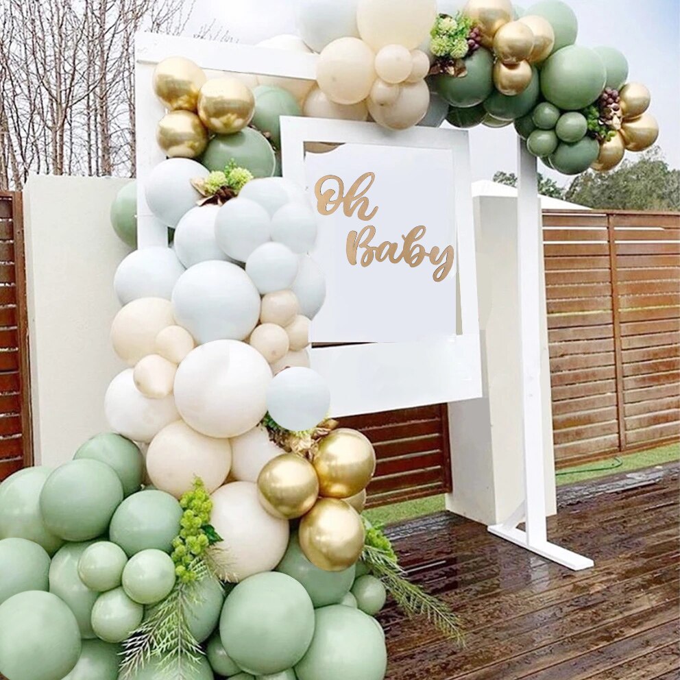 Macaron Metal Balloon Garland Arch Wedding Supplies Birthday Party Decortions Kids Birthday Foil Balloon Baby Shower