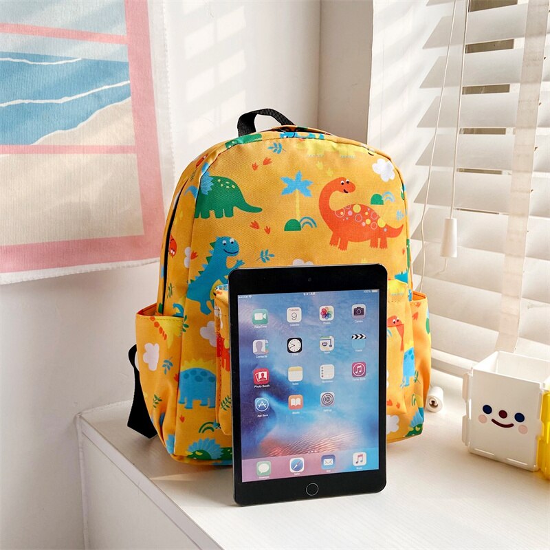 Cute Children SchoolBags Dinosaur Rainbow Cartoon Kindergarten Backpack Book Bags Animals Boys Girls Book Bags Kids Primary Bag