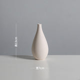 Xpoko White Vase Chinese Ceramic Vase Decoration Creative Graffiti Art Living Room Decoration Home Furnishing Ornaments